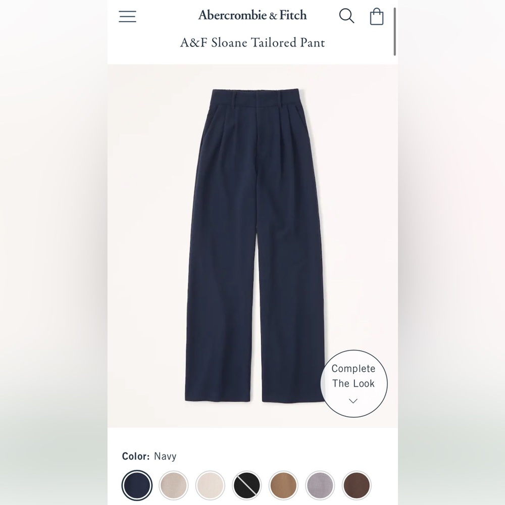 Abercrombie & Fitch Sloane Tailored Pant